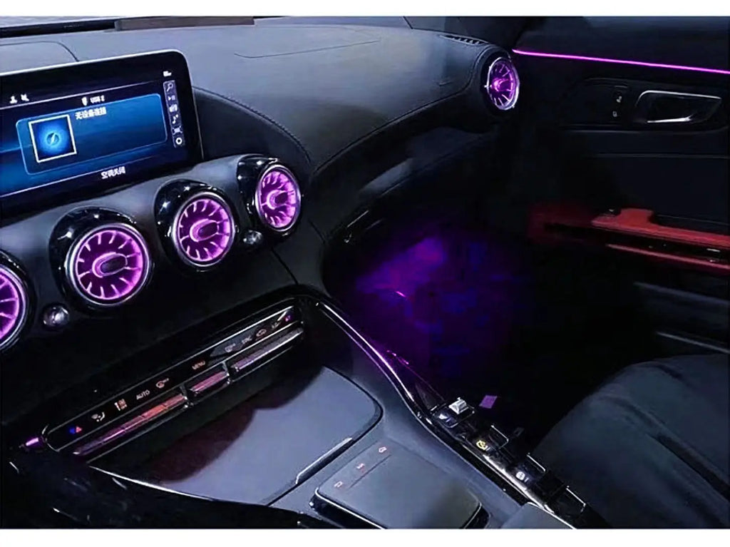 Mercedes-Benz AMG GT W290 2015-2018 64 Colors Ambient Light Front Air Vent Turbine