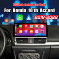 12.3 inch Android Car Radio For Honda Accord 10th 2018-2022 Car Stereo CarPlay Multimedia Player