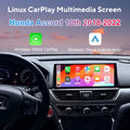 Honda Accord 10th (2018-2022) 12.3" Linux Wireless Carplay Android Auto Screen Upgrade