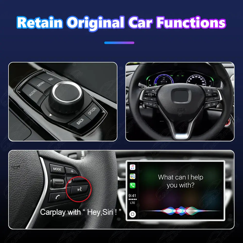 Honda Accord 10th (2018-2022) 12.3" Linux Wireless Carplay Android Auto Screen Upgrade