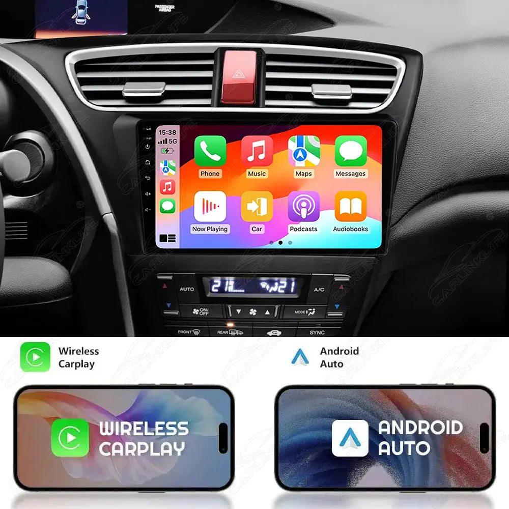 9 inch Android Car Radio For Honda Civic 2012-2017 Car Stereo CarPlay Multimedia Player