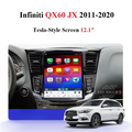 INFINITI QX60 JX  2011-2020 TESLA-STYLE SCREEN 12.1" Android 11
