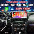 Infiniti FX35 FX37 FX50 QX70 (2009–2017) 12.3" Android Car Screen Upgrade with Wireless CarPlay & Android Auto