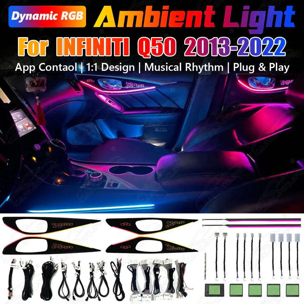 Infiniti Q50 2013-2022 Ambient Light Kits