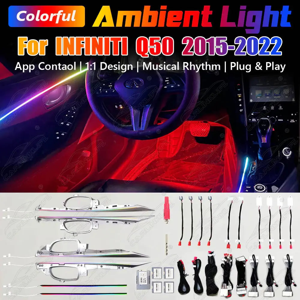 Infiniti Q50 2015-2022 Ambient Light Kits
