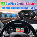 12.3" CarPlay LCD Digital Cluster For Jeep Grand Cherokee 2014-2018 Linux Dashboard Gauge Cluster