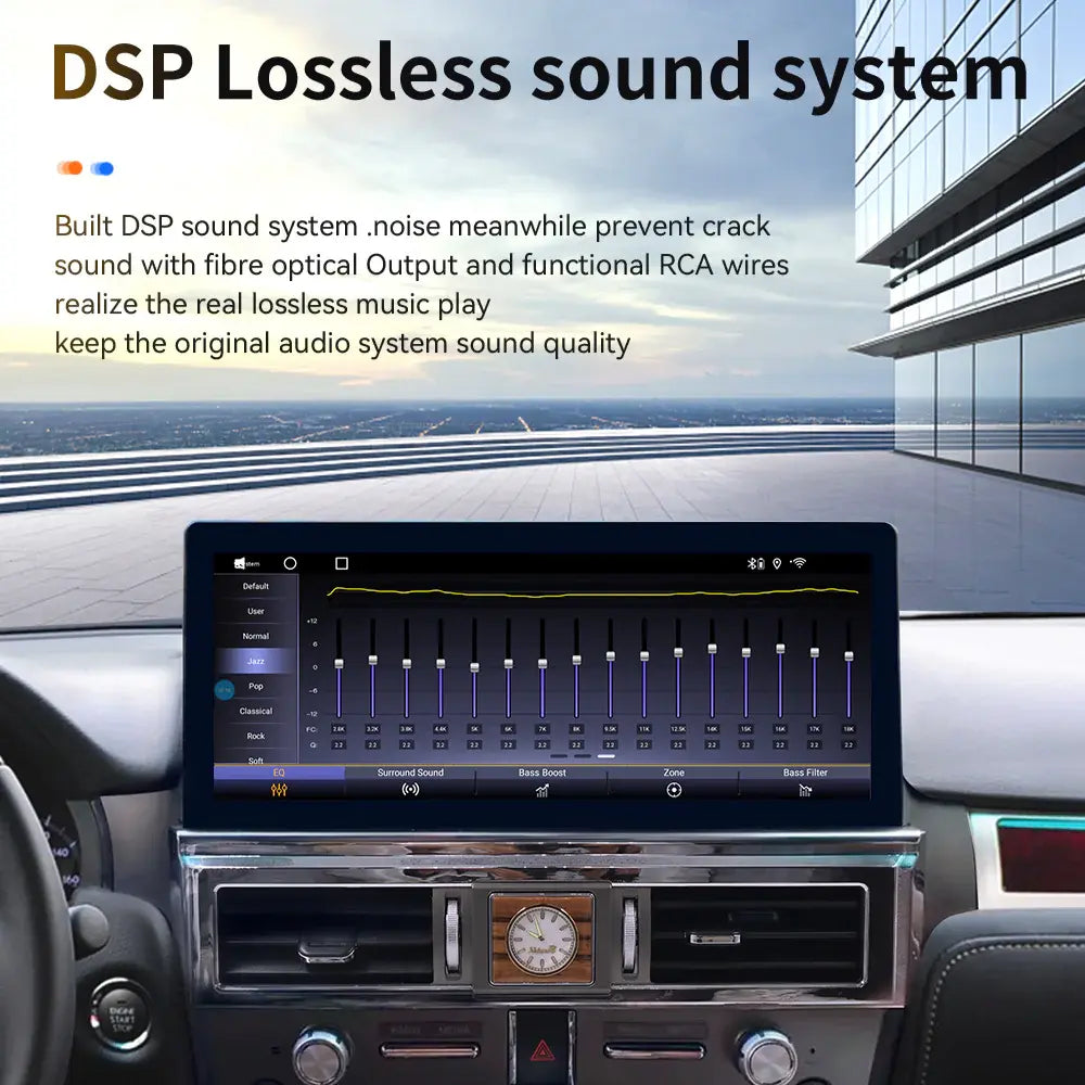 12.3inch Android Car Radio For Lexus GX460 2010-2021 Car Stereo CarPlay Multimedia Player
