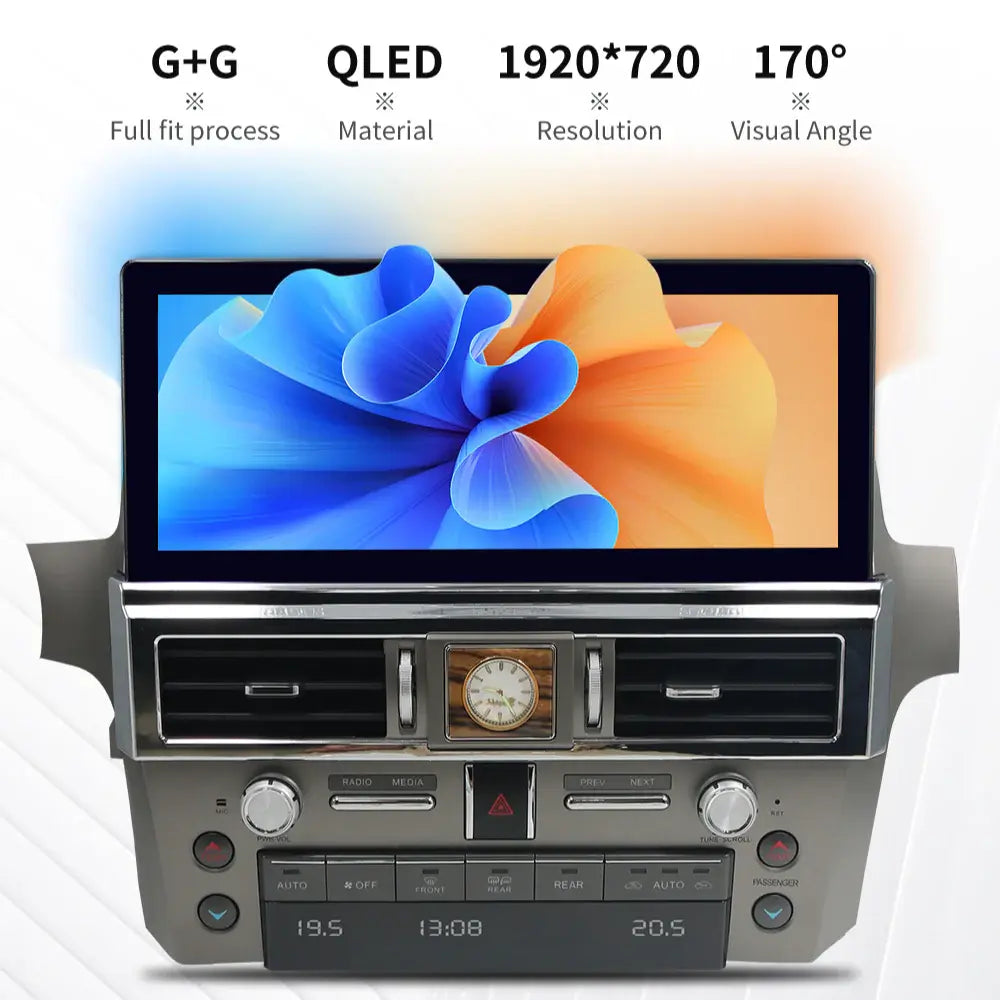 12.3inch Android Car Radio For Lexus GX460 2010-2021 Car Stereo CarPlay Multimedia Player