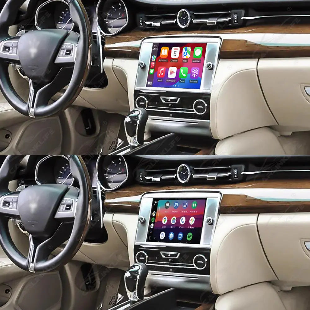 Wireless Apple CarPlay Android Auto Interface for Maserati Quattroporte Ghibli 2014-2018