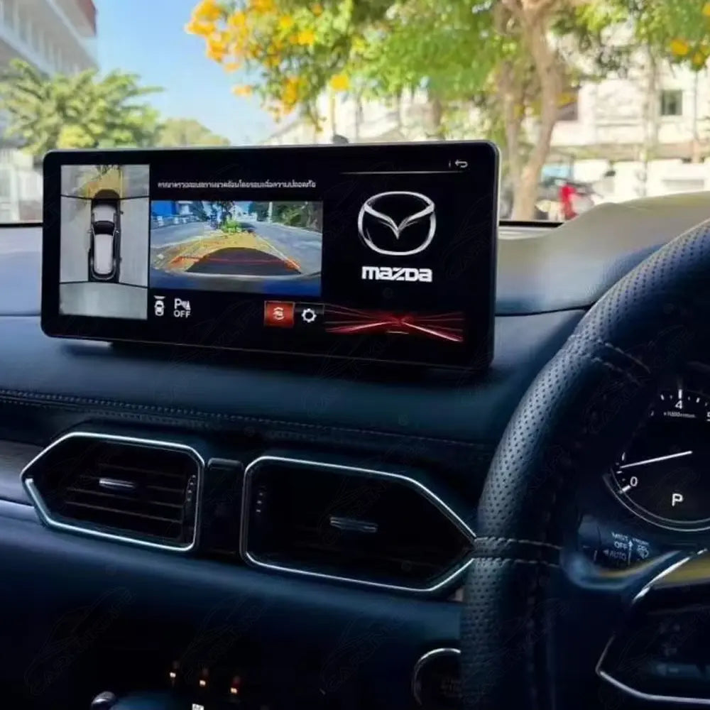 Mazda CX-5 CX-9 (2017–2021) 12.3" Android Car Screen Upgrade with Wireless CarPlay & Android Auto | Retains OEM System