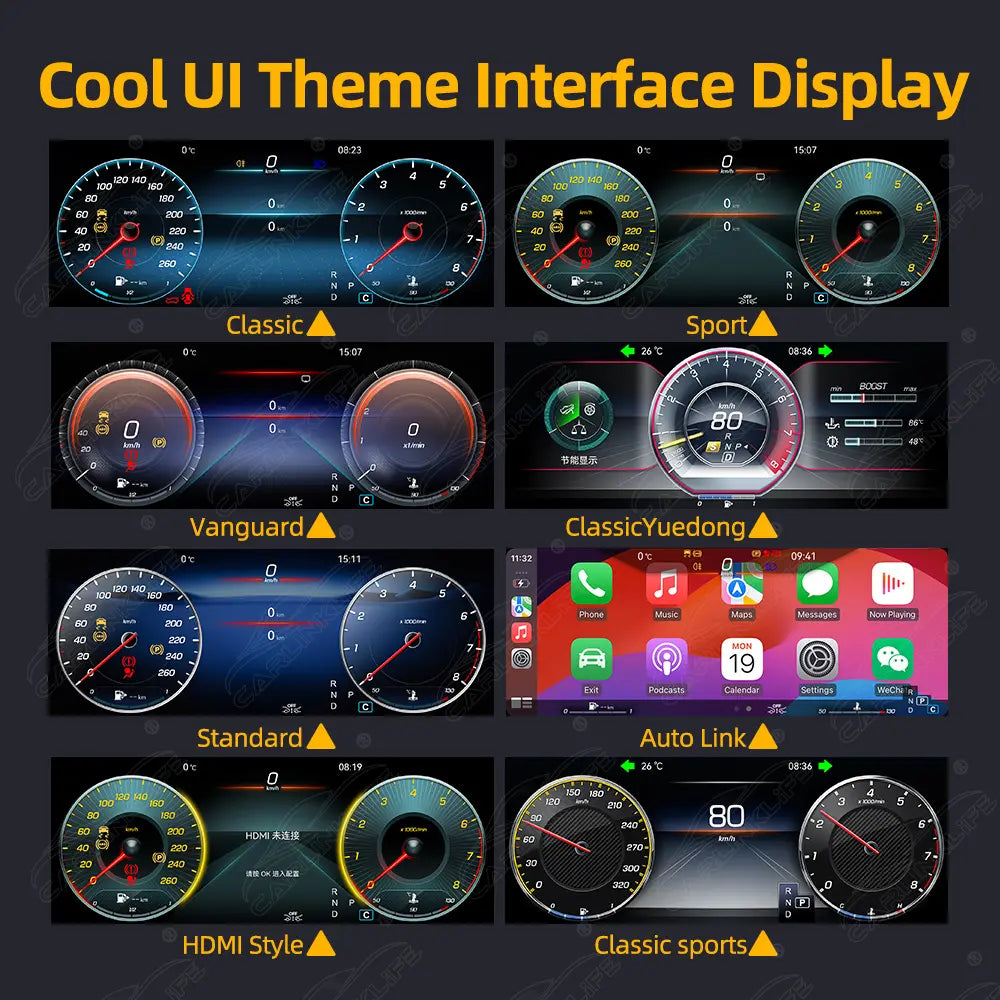 Mercedes-Benz E-Class W213 (2016–2020) 24.6" Digital Cluster & Android Screen Upgrade | Wireless CarPlay & Android Auto | Analog Cluster Only