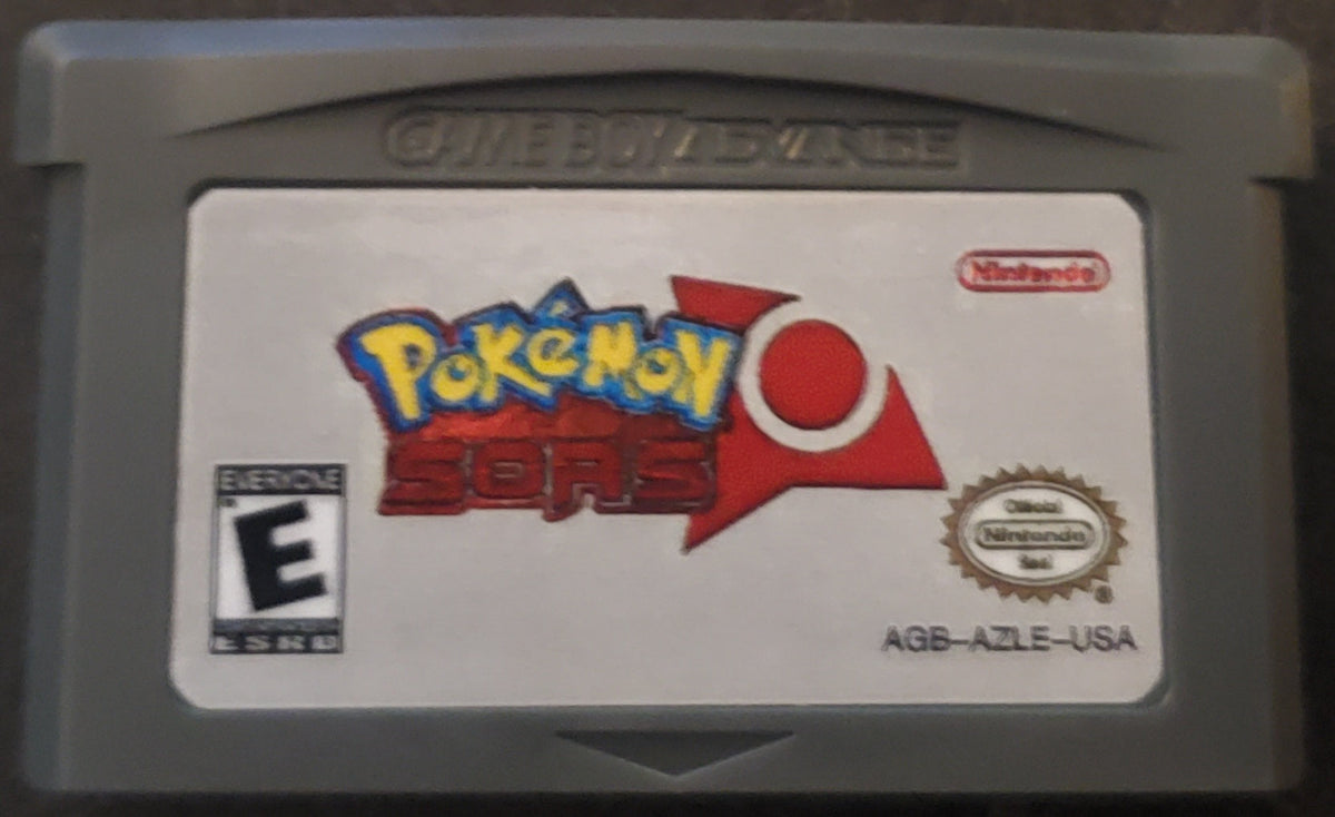 Pokemon SORS GBA Pokemon ROM Hack Video Game Boy Advance