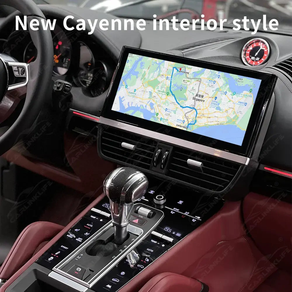 12.3" Android Car Radio For Porsche Cayenne / Panamera 2010-2017 Car Stereo GPS Navigation WiFi Carplay/ Stop Watch/ AC Panel