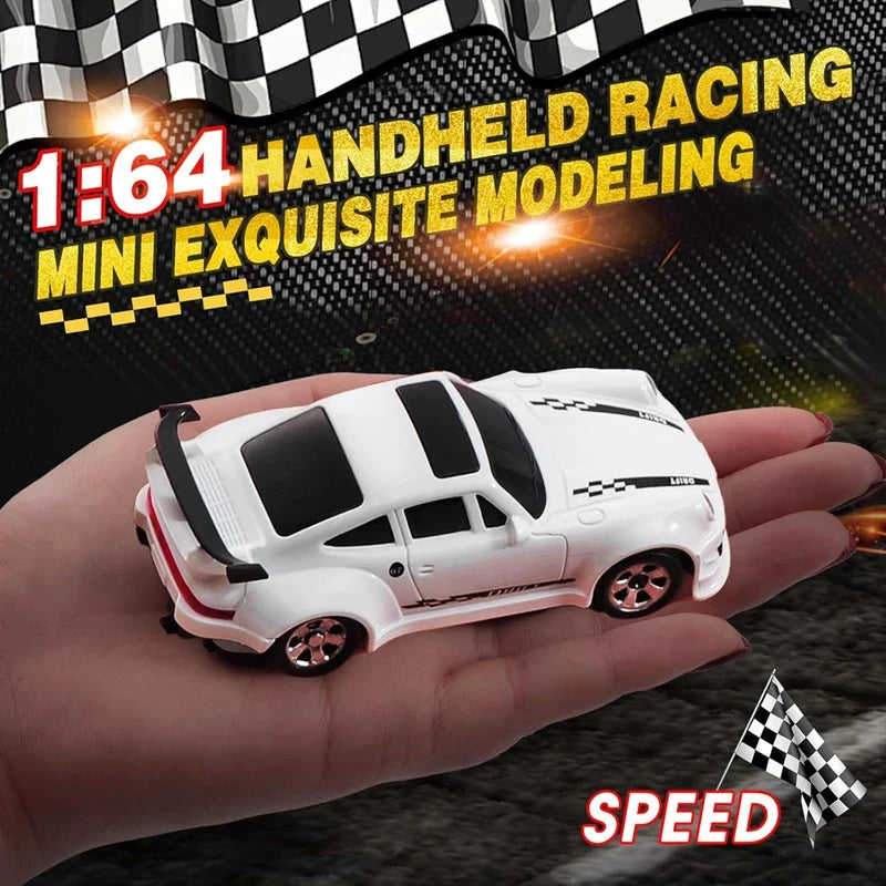 1/64 High-Speed Drift RC Car 4WD Remote Control Mini Racing Toy