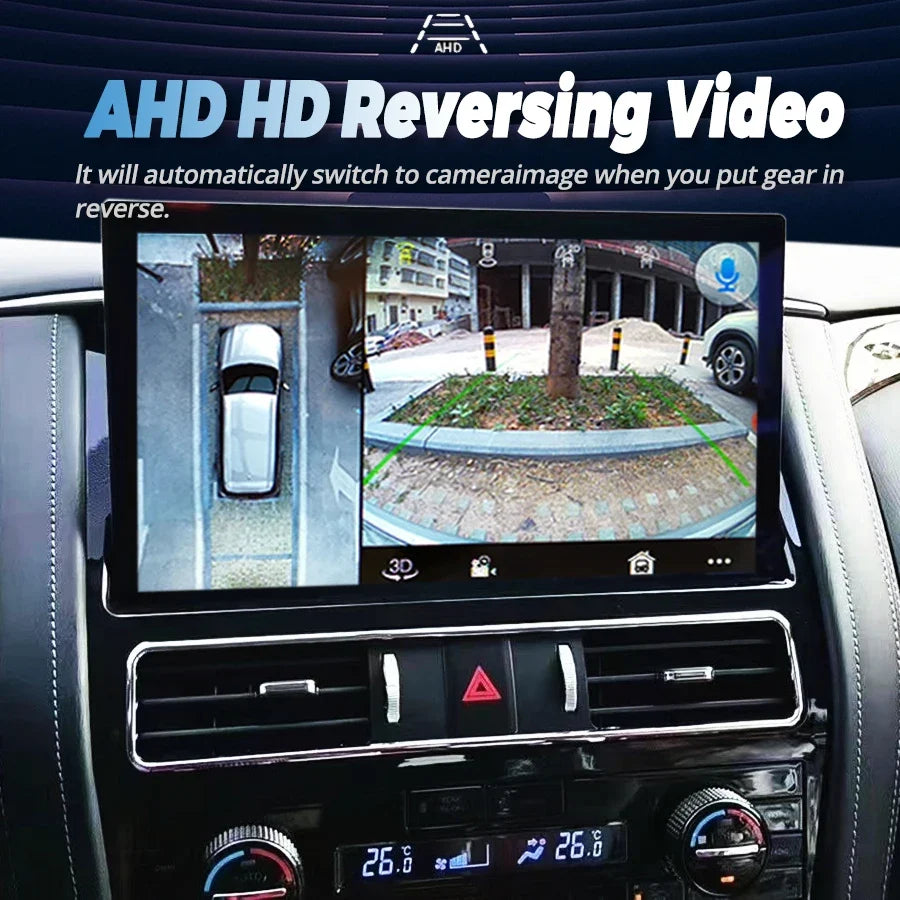 13.3 Inch Android Car Radio For Nissan Armada Y62 Patrol Infiniti QX80 QX56 2010-2022 Car Stereo CarPlay Multimedia Player