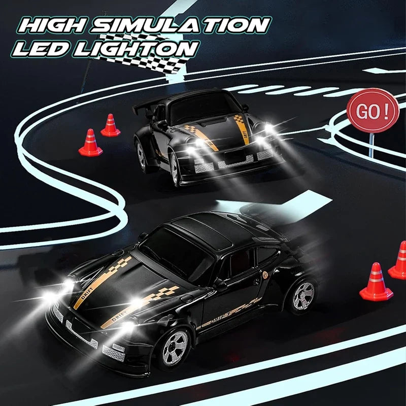 1/64 High-Speed Drift RC Car 4WD Remote Control Mini Racing Toy