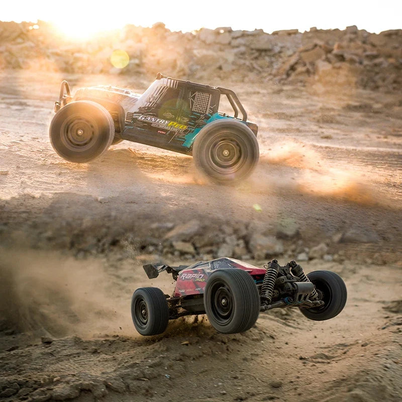 16103PRO 2.4GHz RC Car 70KM/H: Brushless 1:16 4WD Off-Road Vehicle with LED