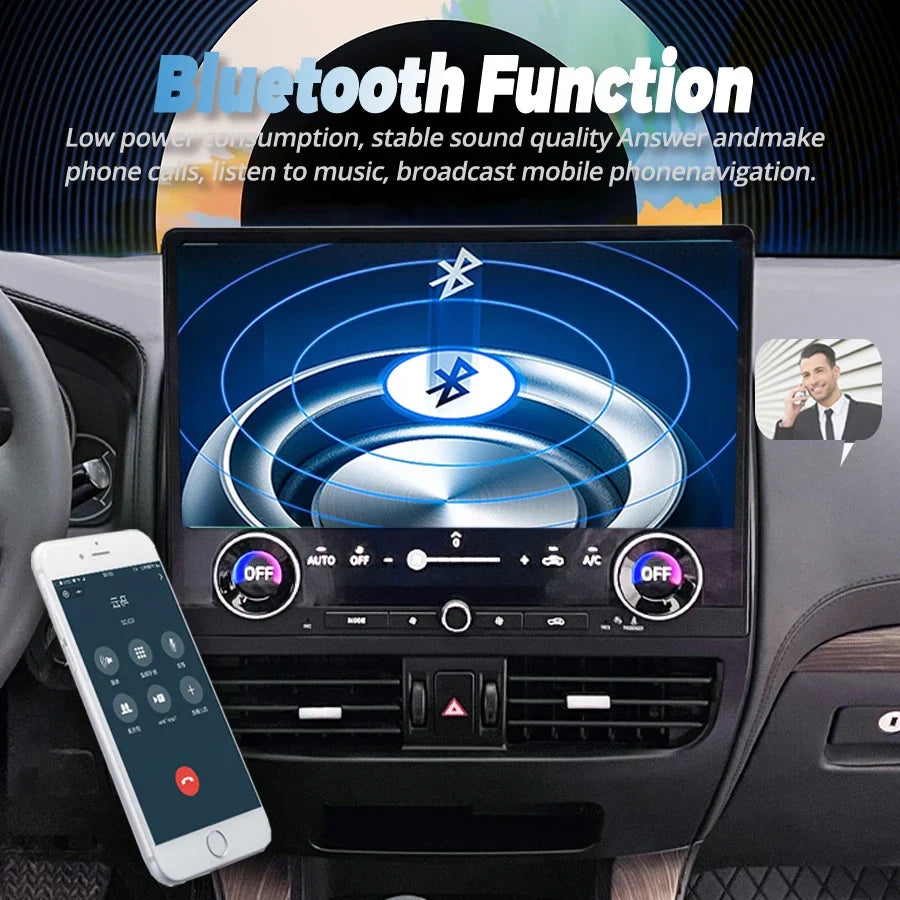 16inch Touch Screen For Lexus GX470 Toyota Prado 120 2002-2009 Android 13 Built-in Carplay/Android Auto