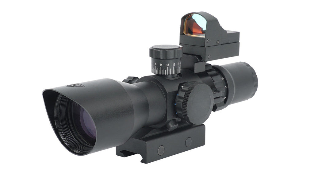 Northtac Redcon Optic 3-9x42 Rifle Scope + Micro Red Dot Combo