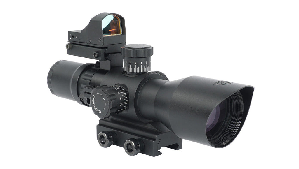 Northtac Redcon Optic 3-9x42 Rifle Scope + Micro Red Dot Combo
