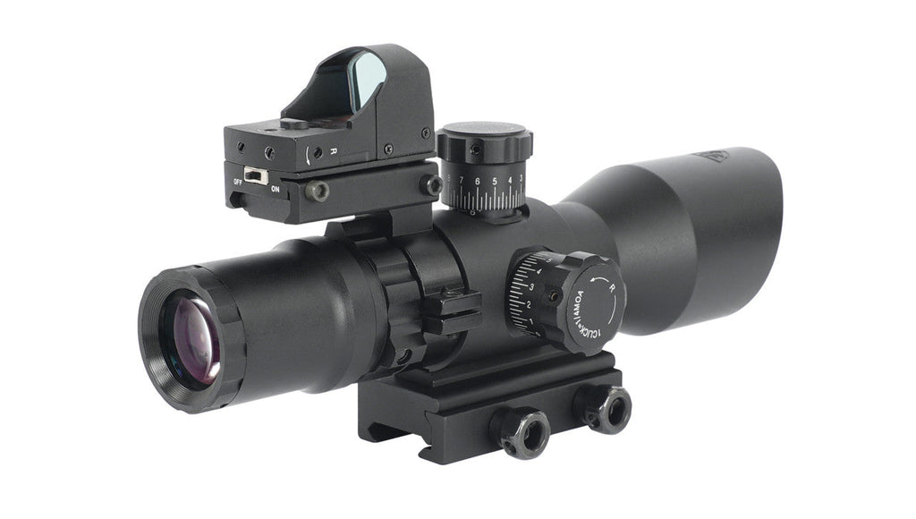 Northtac Redcon Optic 3-9x42 Rifle Scope + Micro Red Dot Combo