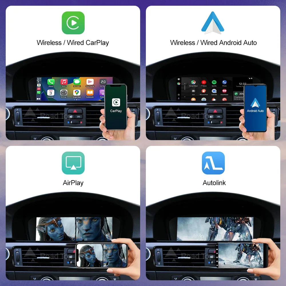 8.8 LINUX SCREEN BMW 3 5 6 SERIES E60~E93 2003-2013 UPGRADE Wireless Carplay/Android auto (CCC/CIC/NBT)