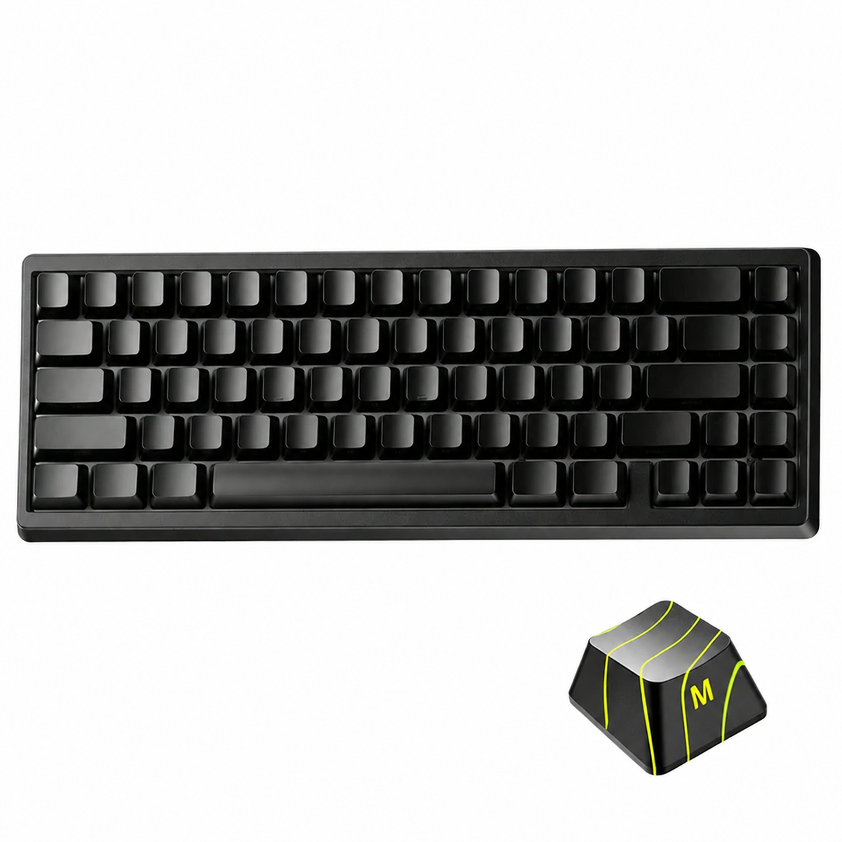 XVX M67 JadeStone Stellar White Tri-Mode RGB Mechanical Keyboard