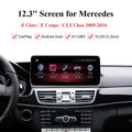 Android 13 Car Radio Touchscreen 12.3'' Car Stereo for Mercedes Benz E Class S212 W212 E Coupe C207 CLS Class W218 2009-2016