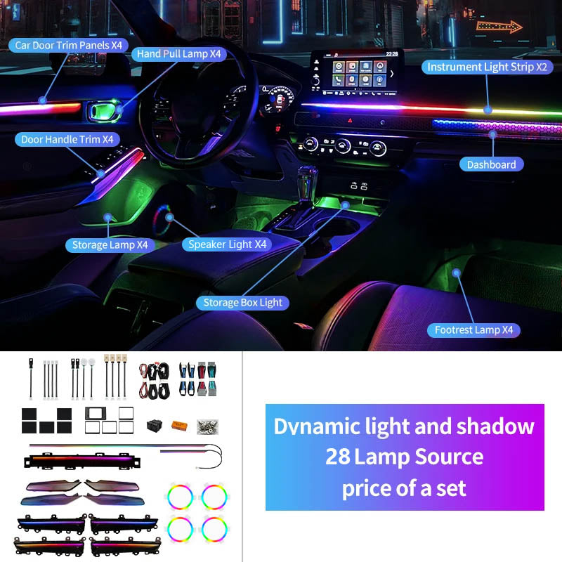 Honda Civic 11th Gen 2022-2026 Ambient Light Kit