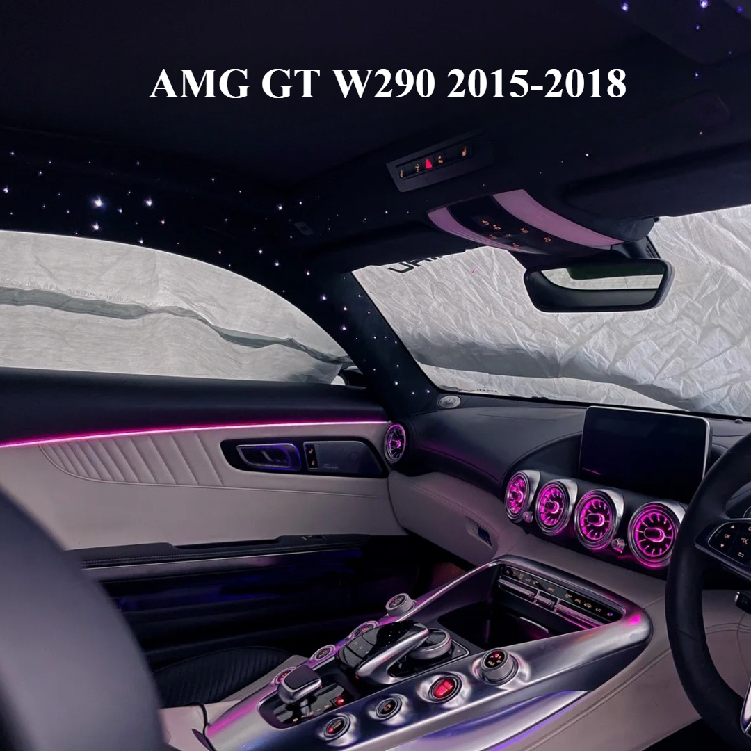 Mercedes-Benz AMG GT W290 2015-2018 64 Colors Ambient Light Front Air Vent Turbine