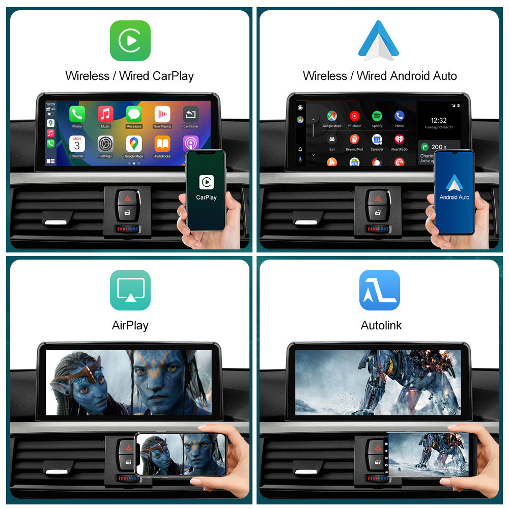 10.25 LINUX SCREEN BMW 1 2 Series F20 F21 F22 F23 E87 2004-2016 UPGRADE Wireless Carplay/Android Auto