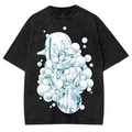 Jojo 8 Soft n Wet Anime Oversized T-Shirt, Heavyweight Cotton Shirt,
