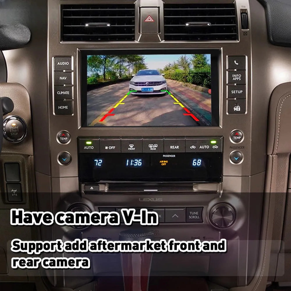 Wireless CarPlay Module for 2013-2021 Lexus GX460 LX570  Land Cruiser LC200 Crown with Android Auto